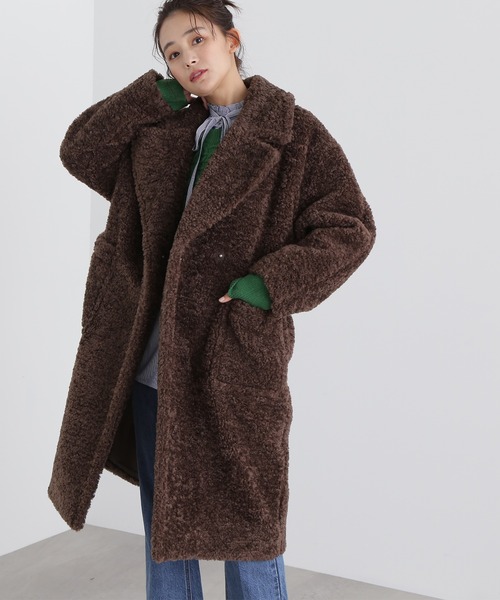 【新品】NBBガーネットブラウン チェスターコート M 新品】NBBガーネットブラウン チェスターコート M