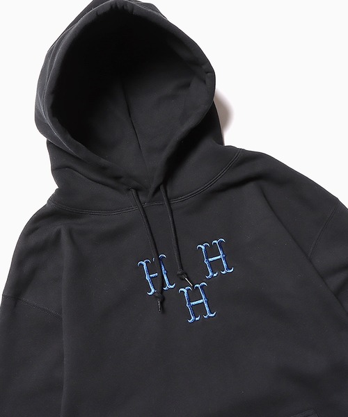 HUF 「HUF」 プルオーバーパーカー L ブラック メンズ