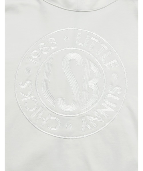 Little sunny bite パーカー lacy logo hoodie レディース