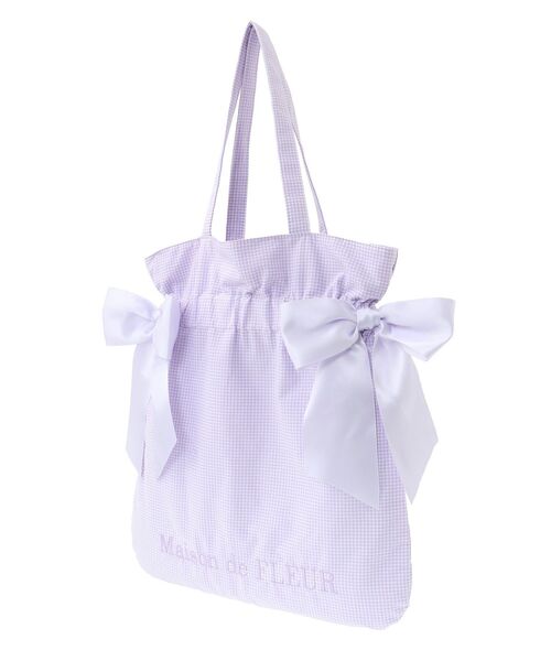 Maison de FLEUR（メゾンドフルール） トートバッグ ギンガムチェック