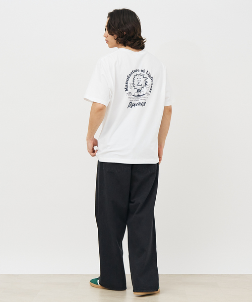 Tシャツ・カットソー PYRENEX SS25 White stretch cotton t-shirt (HUX011C 1000) Pyrenex/ピレネックス｜ホワイト ストレッチ コットン Tシャツ