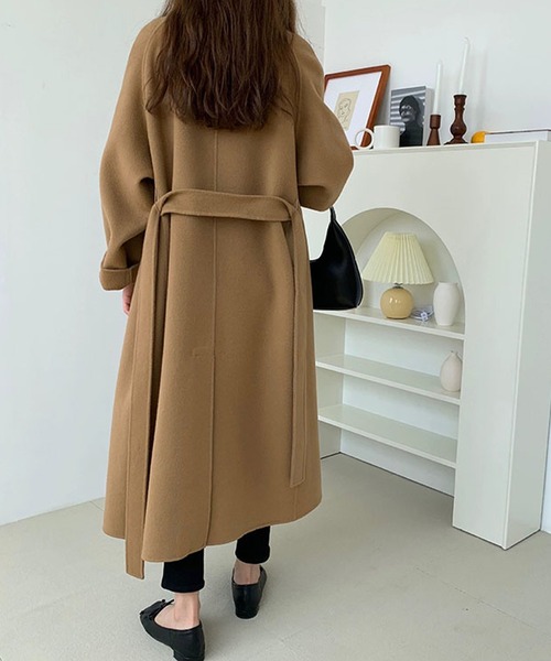 「SMILE ORCHID」 ステンカラーコート FREE グレイッシュベージュ レディース_画像5