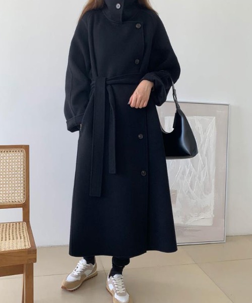 「SMILE ORCHID」 ステンカラーコート FREE グレイッシュベージュ レディース_画像7