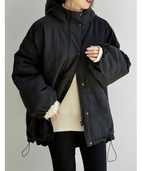 「Re:EDIT」 コート MEDIUM カーキ レディース_画像2