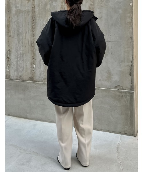 「Re:EDIT」 コート MEDIUM カーキ レディース_画像9