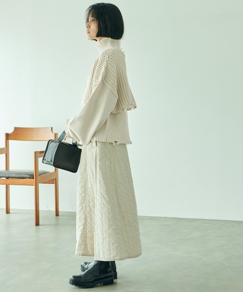 「forksy.」 ニットアンサンブル FREE ブルーグレー レディース_画像4