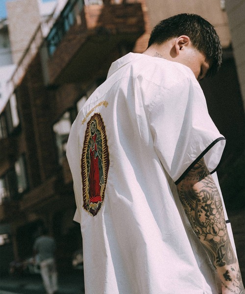 Subciety（サブサエティ） シャツ Barber shirt メンズ レディース