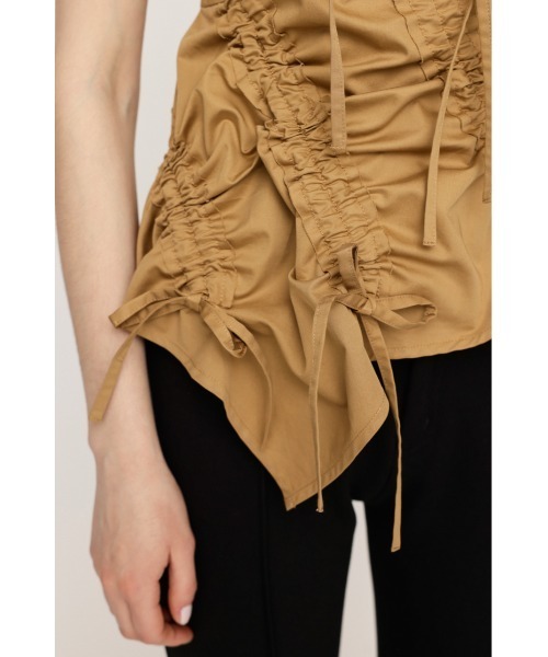 SLY キャミソール DRAWSTRING CAMI TOPS ドローストリング
