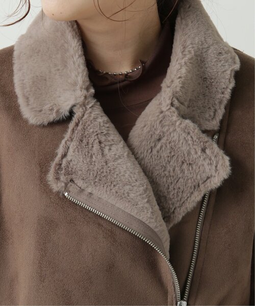 「RAY CASSIN」 ライダースジャケット FREE キナリ レディース_画像4