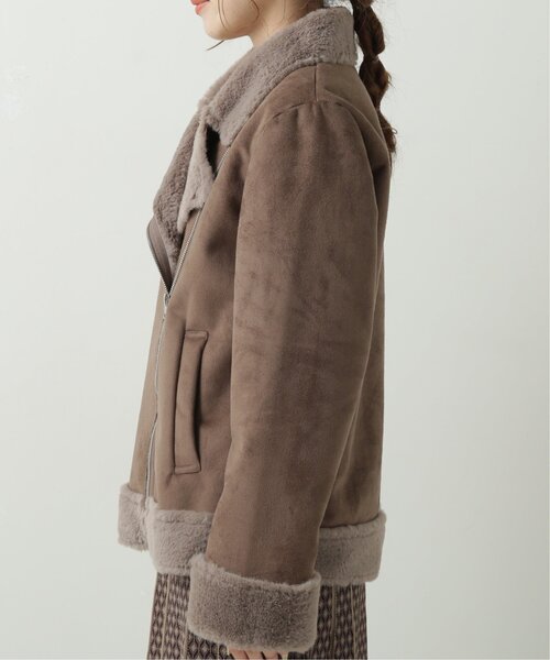 「RAY CASSIN」 ライダースジャケット FREE キナリ レディース_画像7