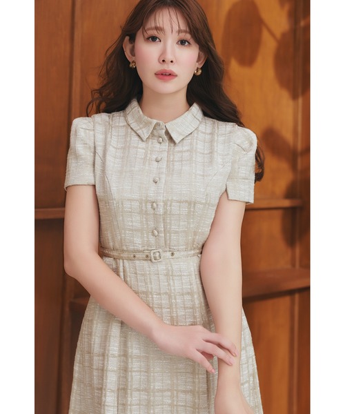 ワンピース herlipto Annecy Belted Dress Her lip to ワンピース Annecy Belted Dress : ZOZOTOWN Yahoo!店