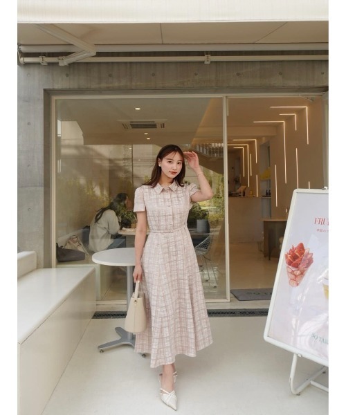 Her lip to ワンピース Annecy Belted Dress : ZOZOTOWN Yahoo!店