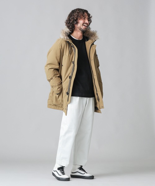 NANO universe（ナノ・ユニバース） ダウンジャケット L ベージュ