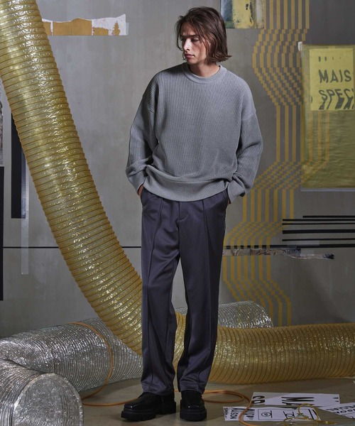 「MAISON SPECIAL」 長袖ニット 0 グレー メンズ