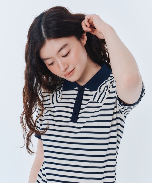 FCMM ポロシャツ ポロ 「日本限定」BORDER POLO SHIRT
