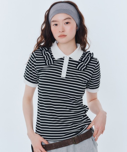 FCMM ポロシャツ ポロ 「日本限定」BORDER POLO SHIRT