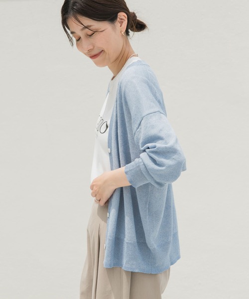 URBAN RESEARCH DOORS カーディガン 「UR TECH ひやサラクール