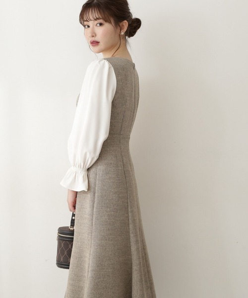 Proportion Body Dressing♡クラシカルプリーツワンピース PROPORTION BODY DRESSING 「PROPORTION DRESSING」 長袖