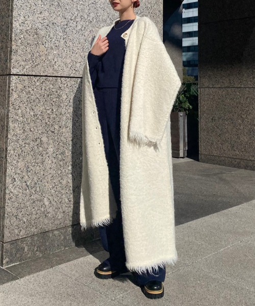 ★るんるん★AMERI アメリ　ニット　カーディガン　白 ☆るんるん様専用☆AMERI アメリ ニット カーディガン 白