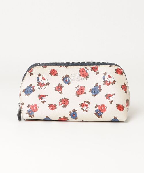 COACH ロゴプリント ポーチ ベージュ COACH - COACH ベージュ 星形パターン ポーチの通販 by 断捨離