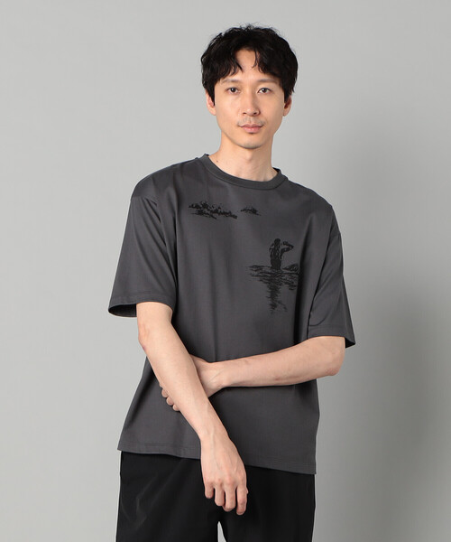 tシャツ β MEN tシャツ サーフガールプリント Tシャツ メンズ : ZOZOTOWN
