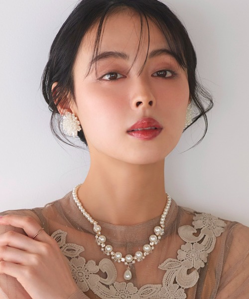 RUIRUE BOUTIQUE（ルイルエブティック） ネックレス ドロップ パール