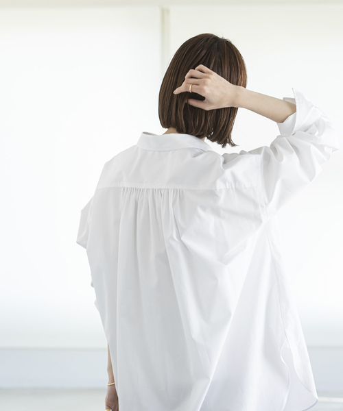 【美品】NOBLE ホワイト 長袖シャツ NOBLE（ノーブル） 長袖シャツ - ホワイト レディース : ZOZOTOWN