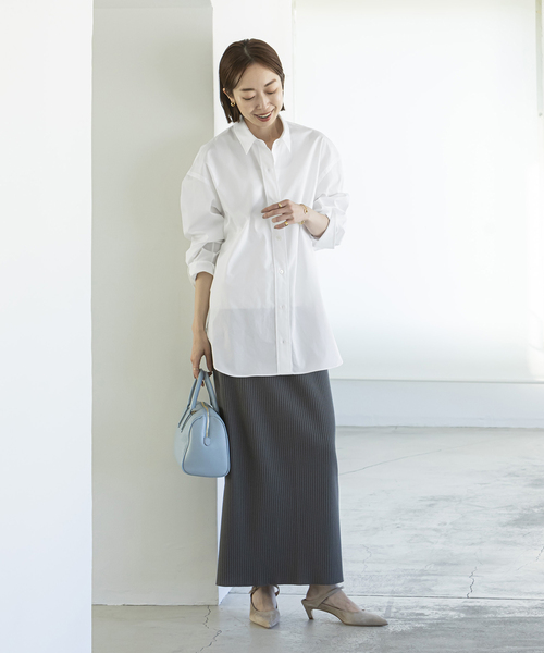 NOBLE（ノーブル） 長袖シャツ - ホワイト レディース : ZOZOTOWN