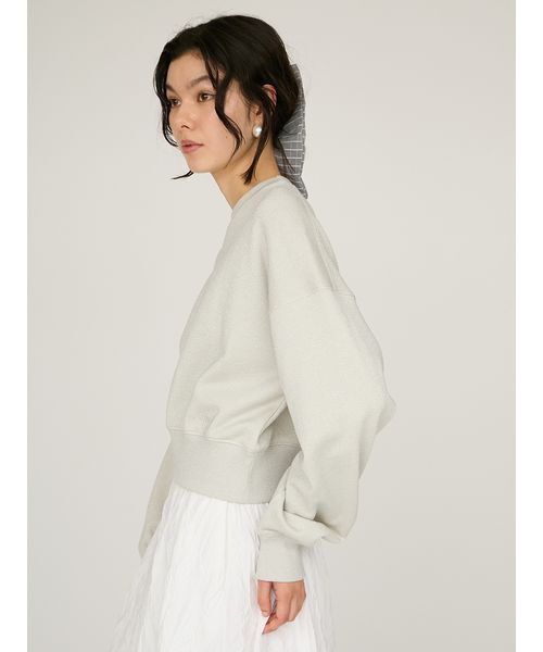 emmi トレーナー スウェット 「ONLINE限定カラー」ラメ裏毛ショート