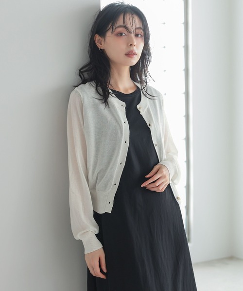 春秋　高級ライン　アルマーニ コレッツオーニ　リネンニットカーディガン 000000001344-04-l.jpg?t=