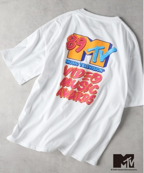 Right-on（ライトオン） tシャツ 「MTV」アートロゴバックプリントT