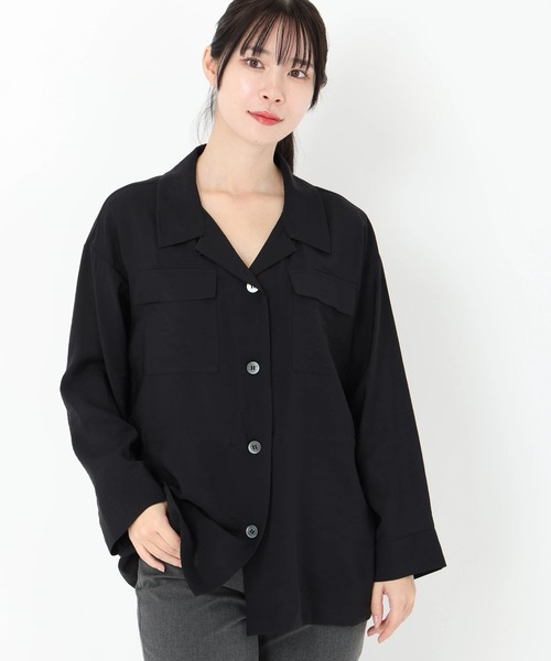★極美品★STRAWBERRY-FIELDS レディース　シャツブラウス 未使用に近い〜STRAWBERRY-FIELDS レディース シャツブラウス