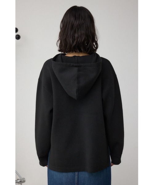 【今期新作・タグ付き】完売品 BRIEFING レディース ニットパーカー 黒M AZUL BY MOUSSY（アズールバイマウジー） パーカー スウェッターニット