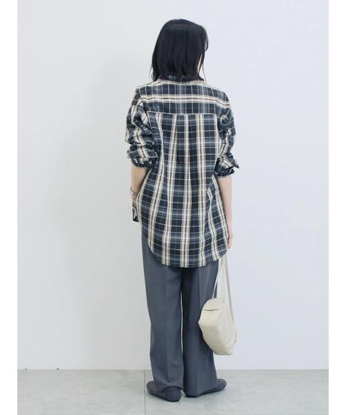 Samansa Mos2 blue（サマンサモスモスブルー） パンツ 「イージーケア
