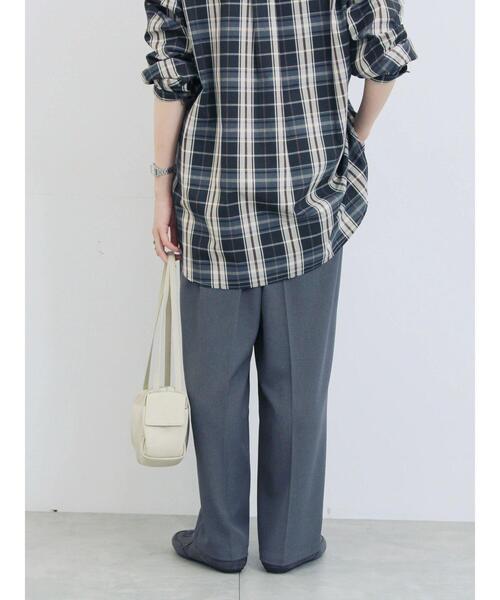 Samansa Mos2 blue（サマンサモスモスブルー） パンツ 「イージーケア