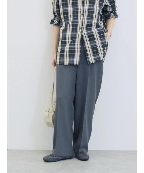 Samansa Mos2 blue（サマンサモスモスブルー） パンツ 「イージーケア