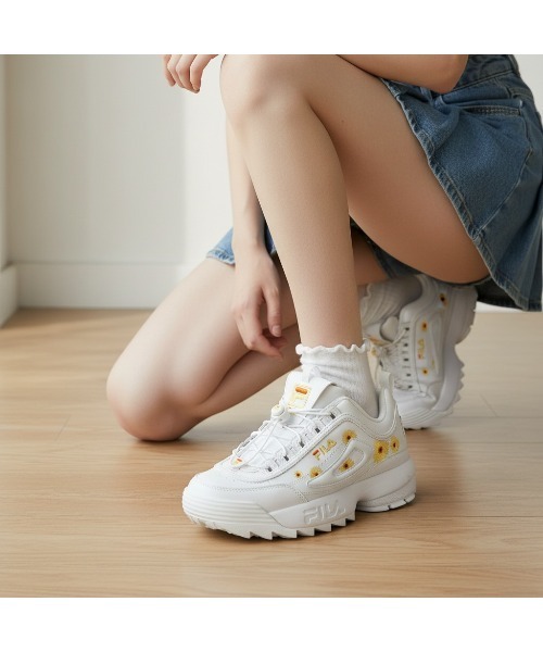 FILA（フィラ） スニーカー DISRUPTOR 2 ADJUST GERBERA レディース