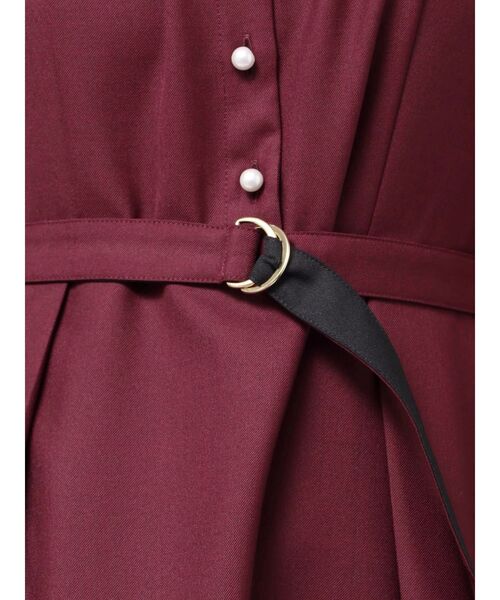 ✨美品✨高級感✨ルネ　ティアードワンピース　パールボタン　フレア　半袖　日本製 TONAL（トーナル） uvカット ワンピース パールボタンフレアワンピース