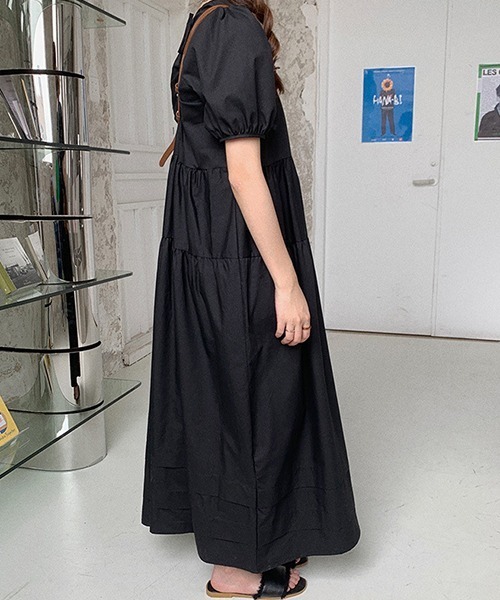 「FREE STYLISTS」 「Duowei」半袖ワンピース FREE ピンク レディース_画像3