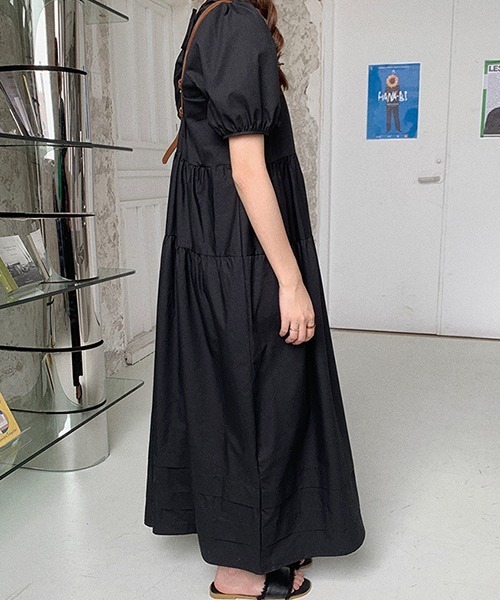 「FREE STYLISTS」 「Duowei」半袖ワンピース FREE ピンク レディース_画像7