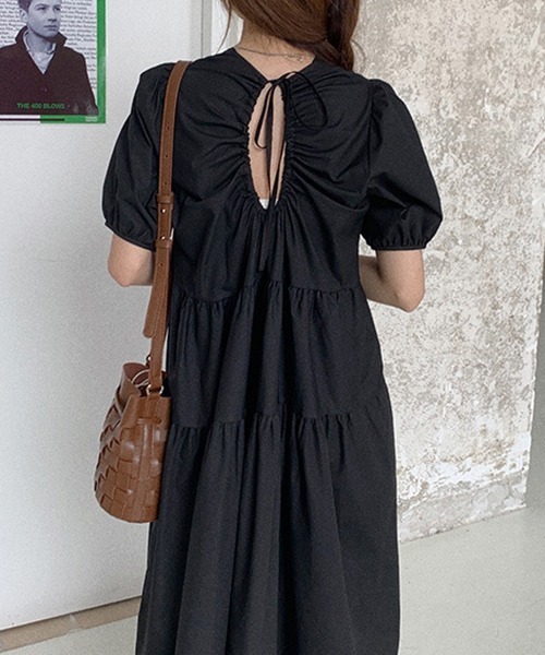 「FREE STYLISTS」 「Duowei」半袖ワンピース FREE ピンク レディース_画像9