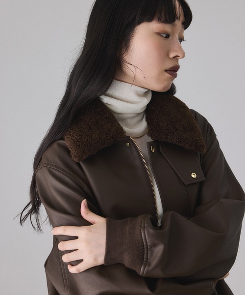 ADAM ET ROPE'（アダムエロペ） ブルゾン アウター シンセティック