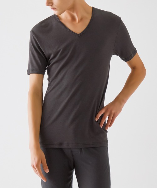 GUNZE（グンゼ） インナーシャツ 肌着 ファイヤーアセドロン 吸湿発熱