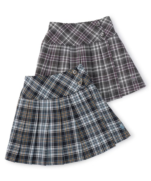 KP スカート チェック プリーツキュロットスカート キッズ 子供服