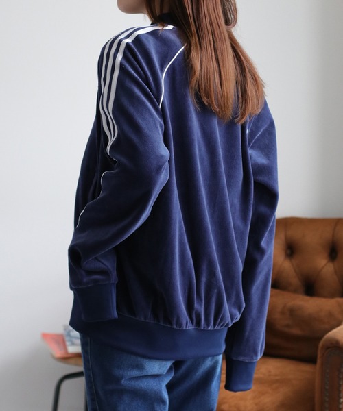 adidas（アディダス） ブルゾン アウター 「adidas」ベロア SST
