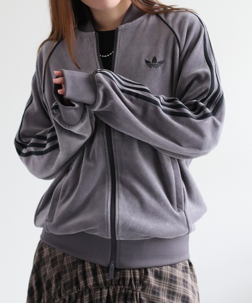 adidas（アディダス） ブルゾン アウター 「adidas」ベロア SST