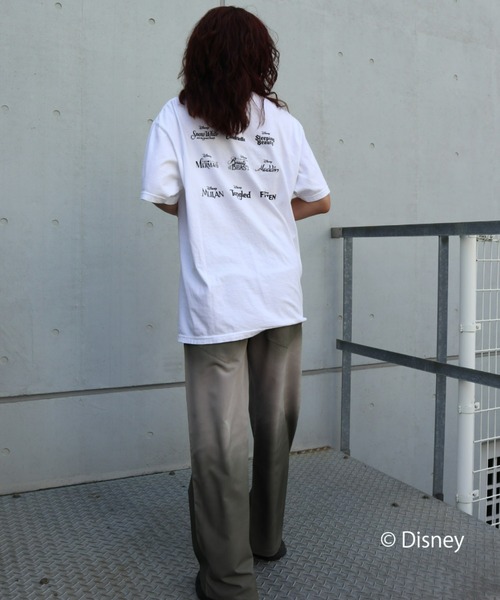 「FIG&VIPER」 「Disney」半袖Tシャツ FREE ホワイト レディース_画像7