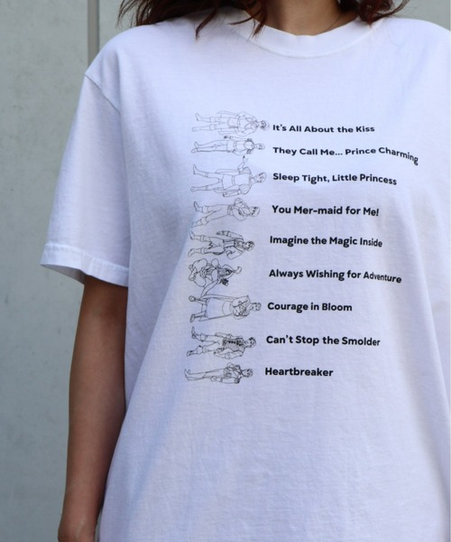 「FIG&VIPER」 「Disney」半袖Tシャツ FREE ホワイト レディース_画像8