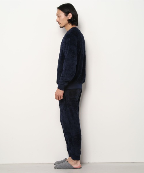 ARCADE（アーケード） パジャマ 両面 シャギーボア 上下セットアップ