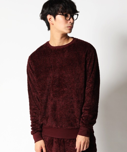 ARCADE（アーケード） パジャマ 両面 シャギーボア 上下セットアップ